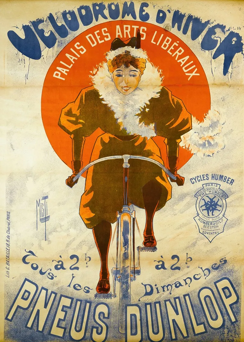 Velodrome Dhiver Palais Des Arts Liberaux Wall Art by Ferdinand Misti-Mifliez - High-Resolution Digital Print