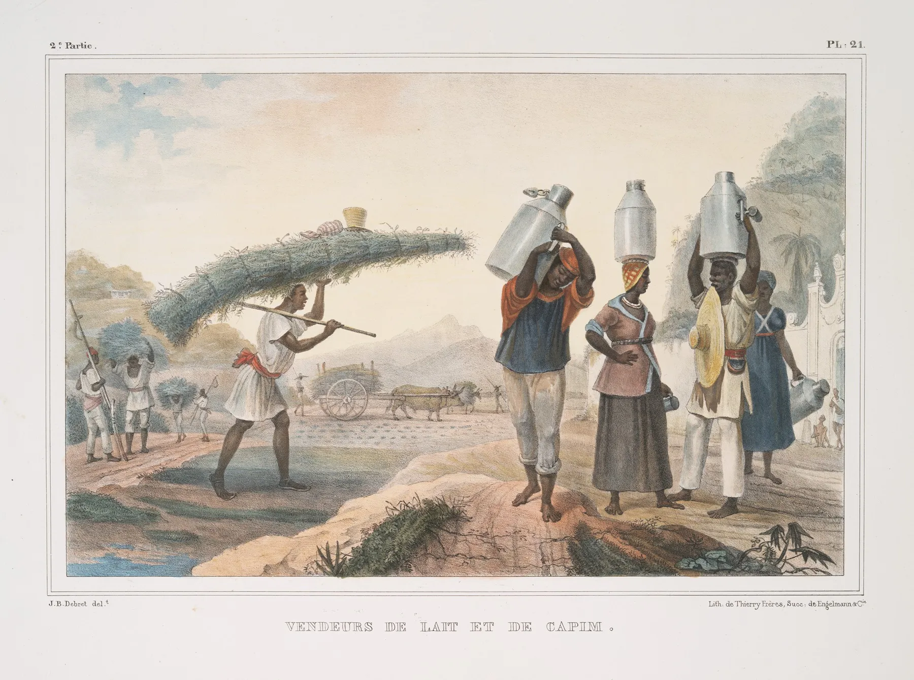 Vendeurs De Lait Et De Capim