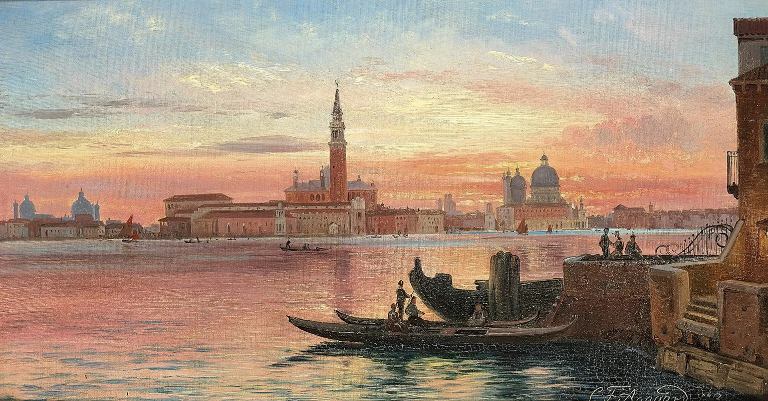 Venedig I Solnedgangen