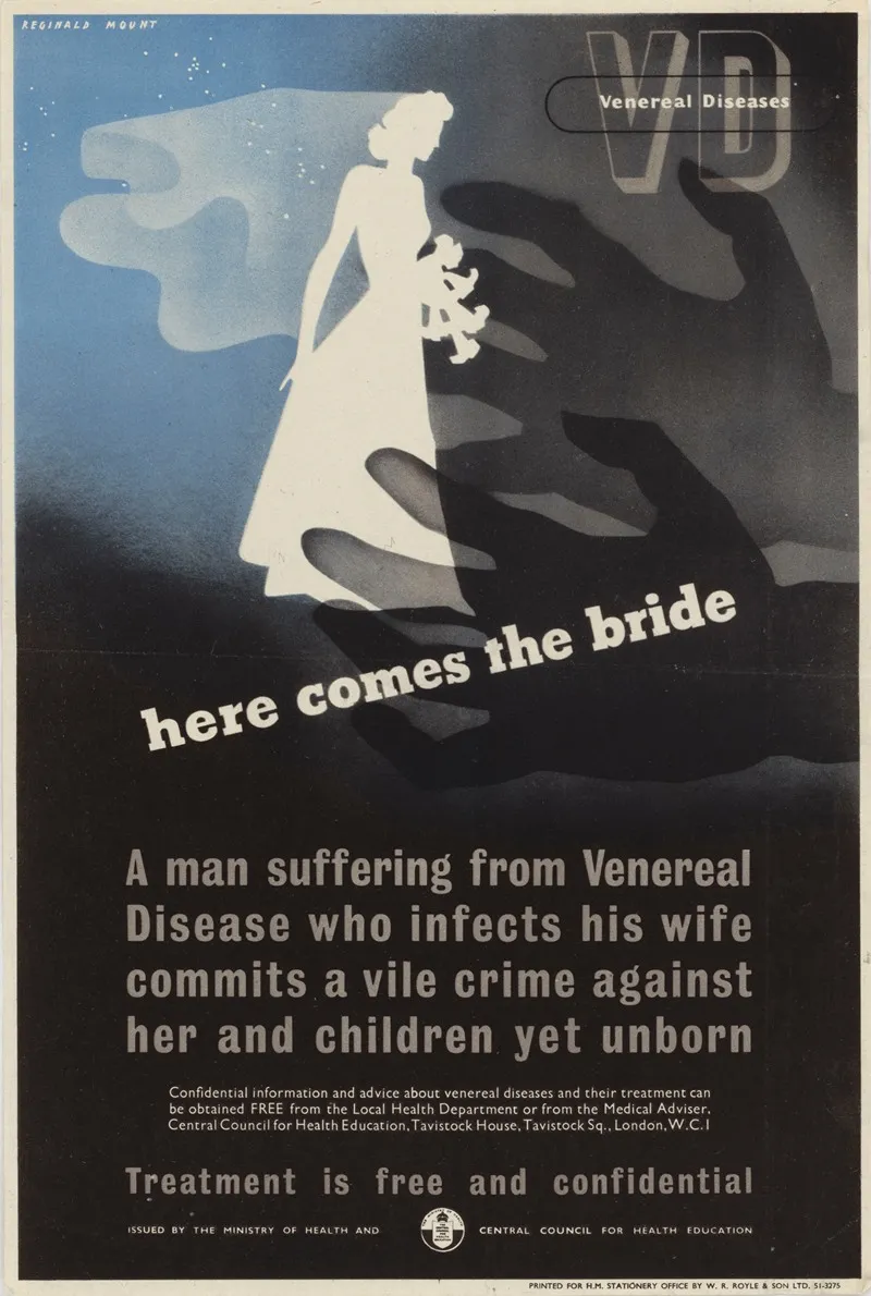 Venereal Diseases Here Comes The Bride Wall Art by Reginald Mount   - High-Resolution Digital Print