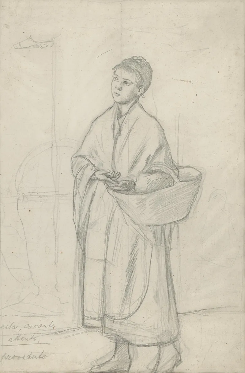 Venetian Girl With A Basket