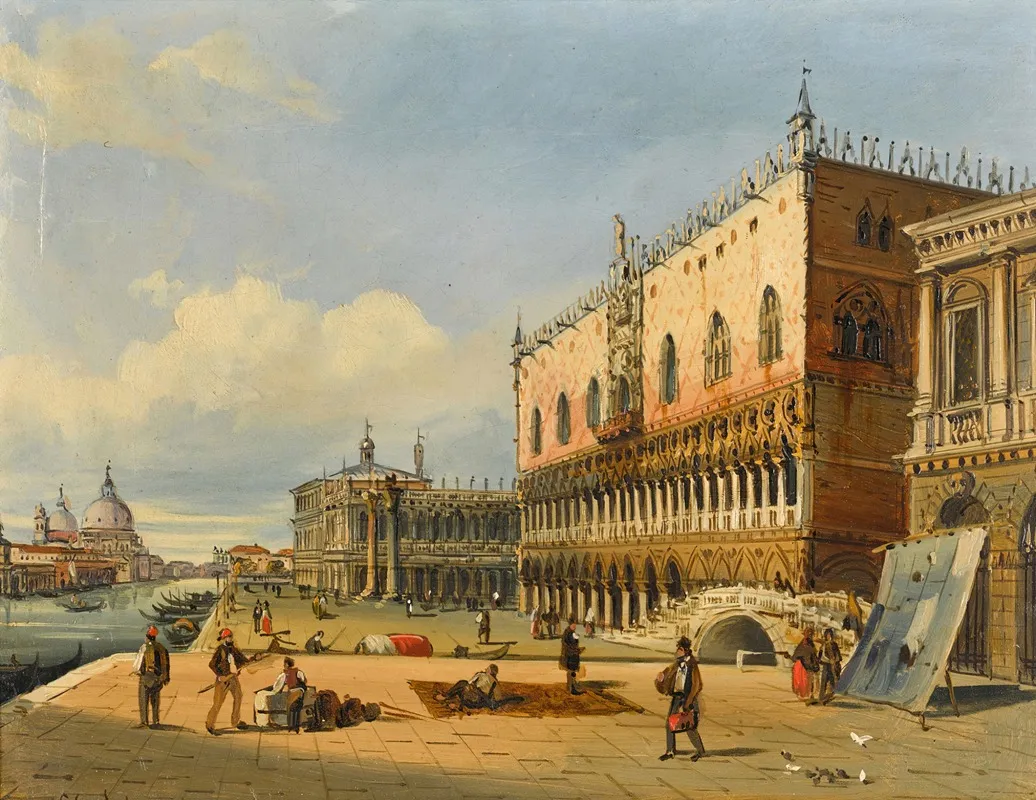 Venetian View Ii Wall Art by Carlo Grubacs - High-Resolution Digital Print