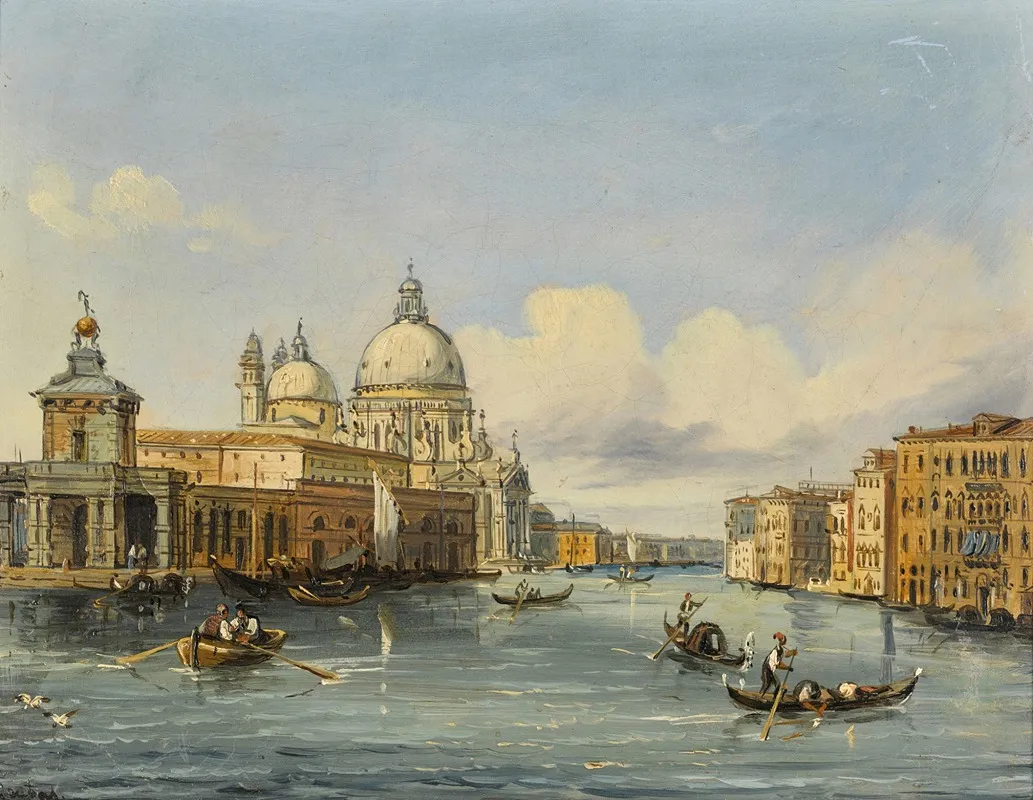 Venetian View Iv Wall Art by Carlo Grubacs - High-Resolution Digital Print