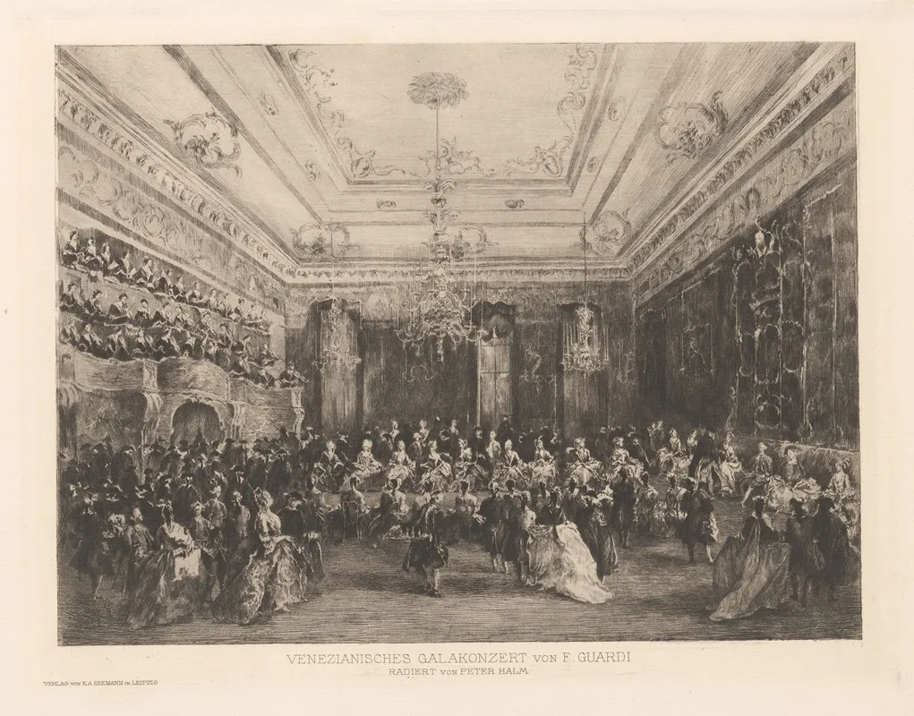 Venezianisches Galakonzert Von F Guardi