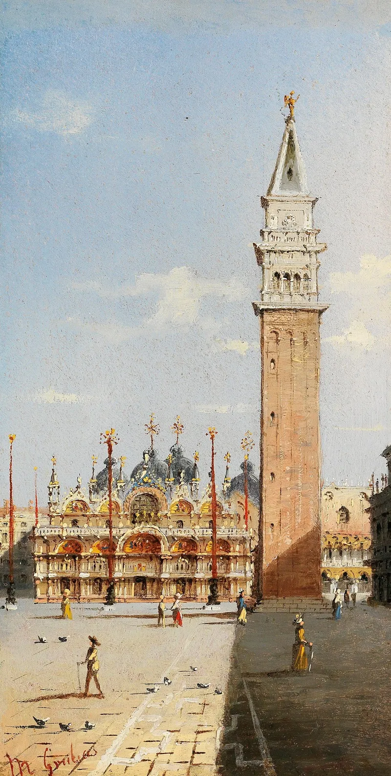 Venice A View Of St Marks Square Wall Art by Marco Grubacs - High-Resolution Digital Print