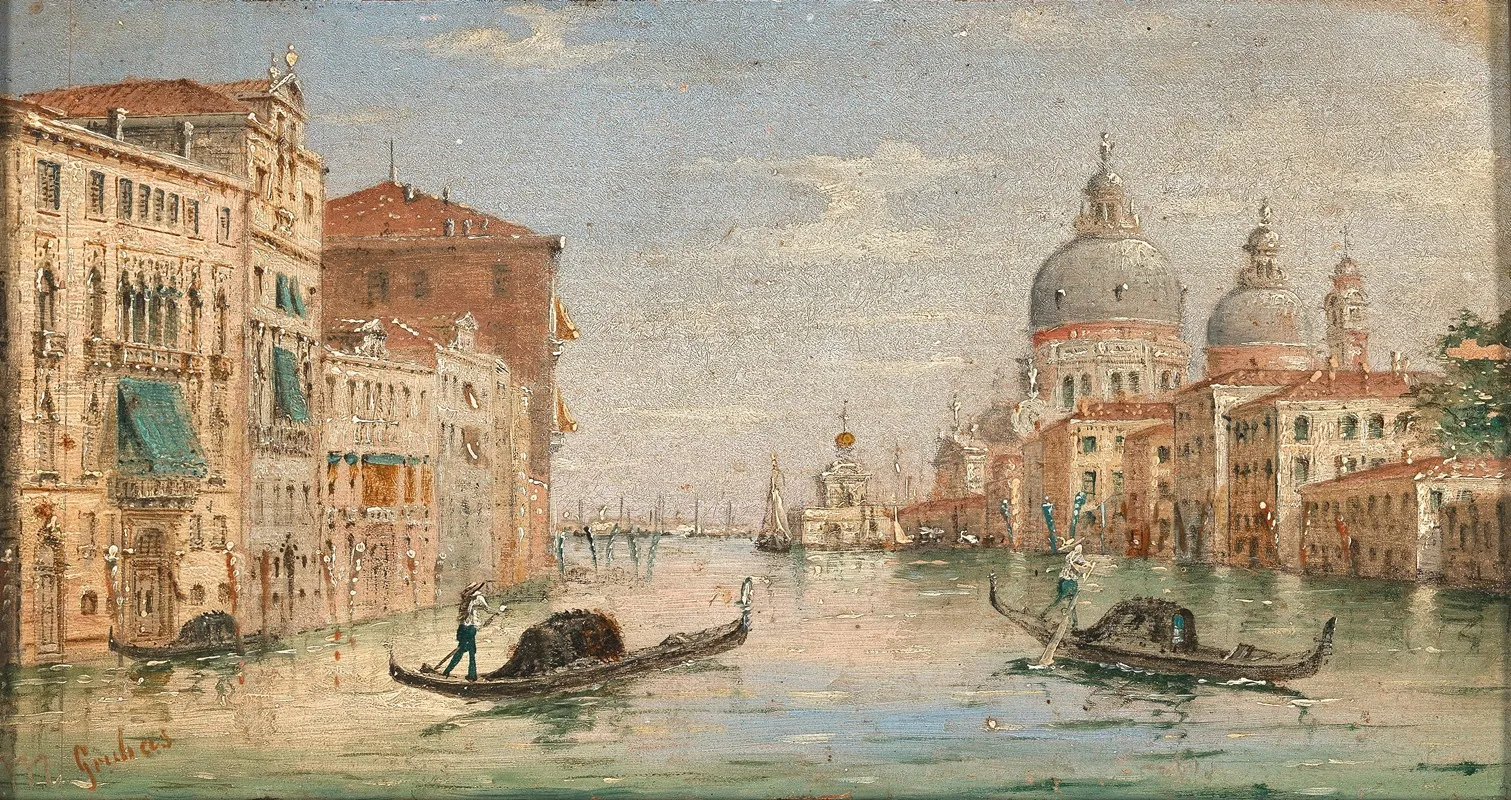 Venice A View Of The Grand Canal 5 Wall Art by Marco Grubas - High-Resolution Digital Print