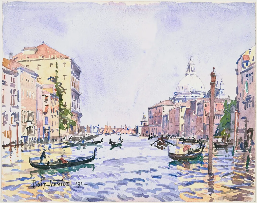 Venice Afternoon On The Grand Canal Wall Art by Edward Darley Boit - High-Resolution Digital Print