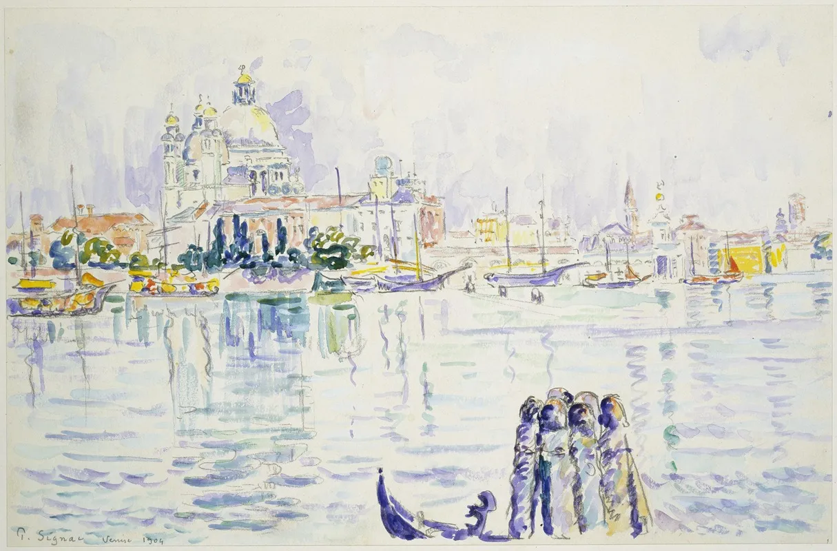 Venice Grand Canal 3 Wall Art by Paul Signac - High-Resolution Digital Print