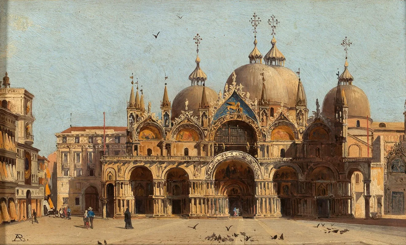 Venice La Facciata Della Basilica S Marco