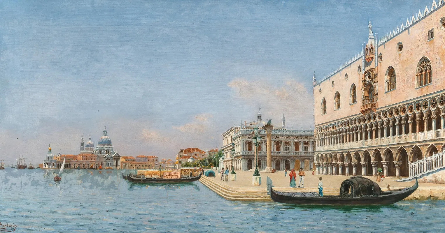 Venice Palazzo Ducale Wall Art by Luciano Contento - High-Resolution Digital Print