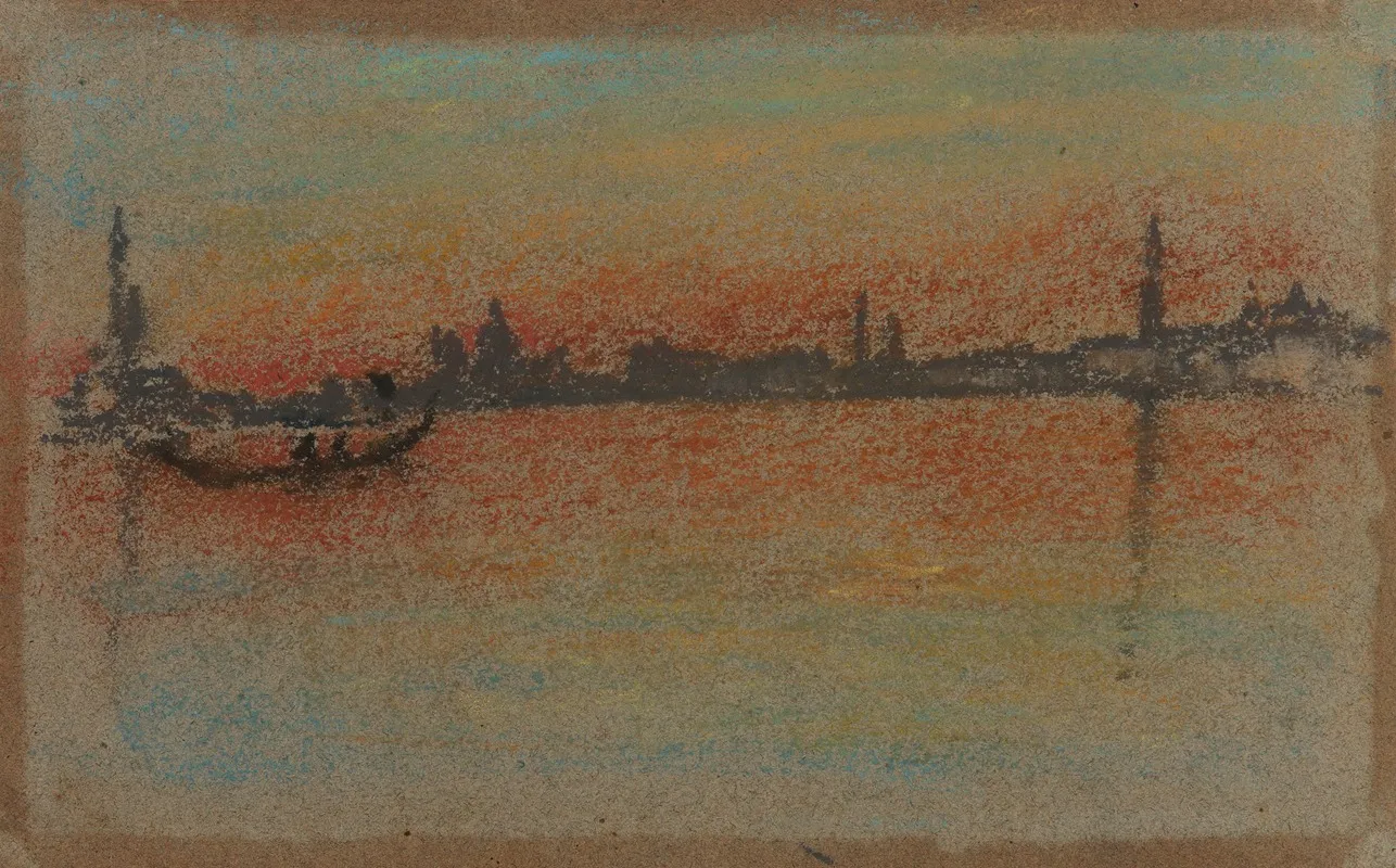 Venice Sunset On Harbour Wall Art by James Abbott McNeill Whistler - High-Resolution Digital Print