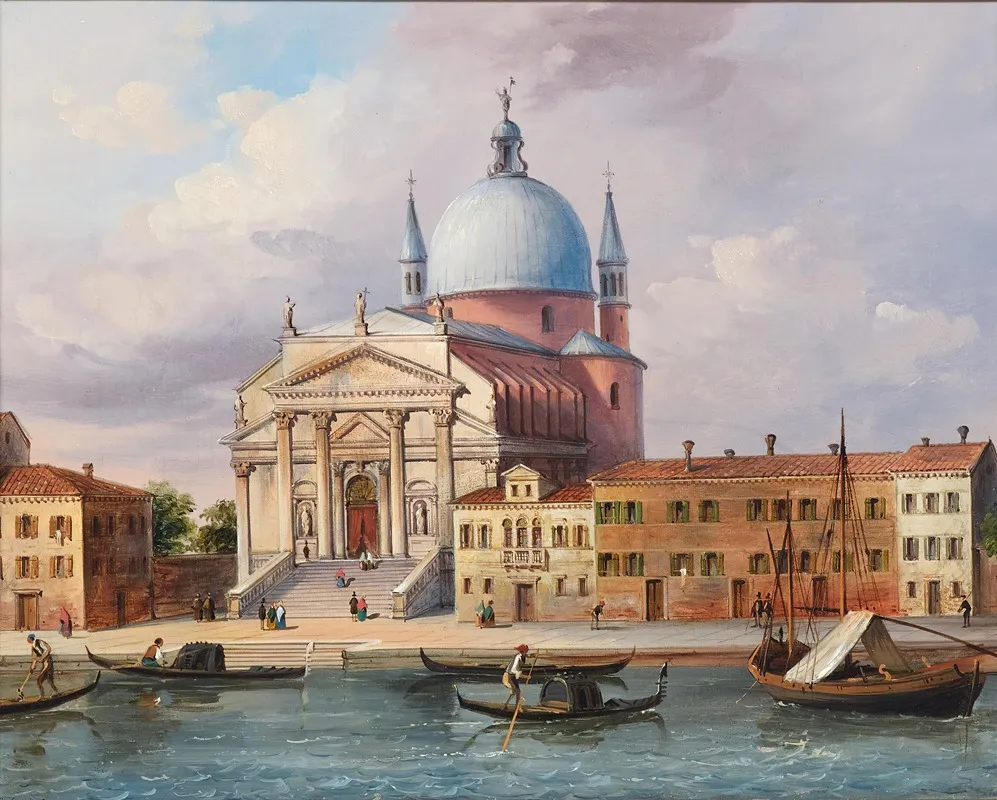 Venice The Chiesa Del Santissimo Redentore Wall Art by Carlo Grubacs - High-Resolution Digital Print