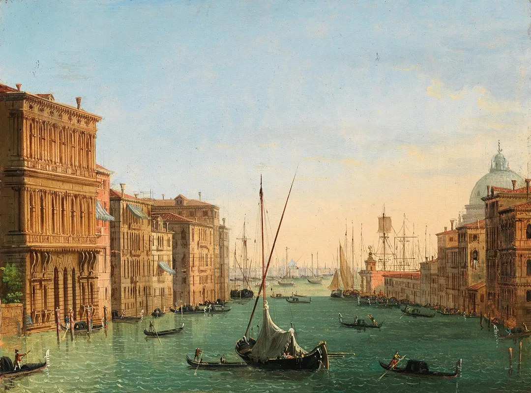 Venice The Grand Canal 2 Wall Art by Giuseppe Borsato - High-Resolution Digital Print
