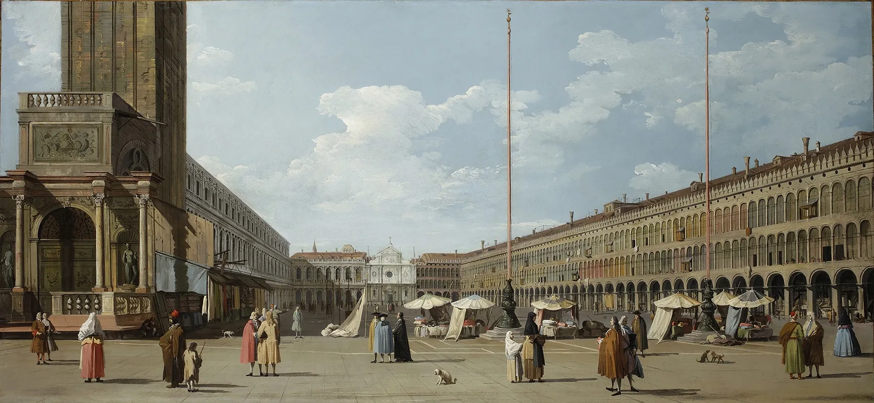 Venice The Molo With Santa Maria Della Salute