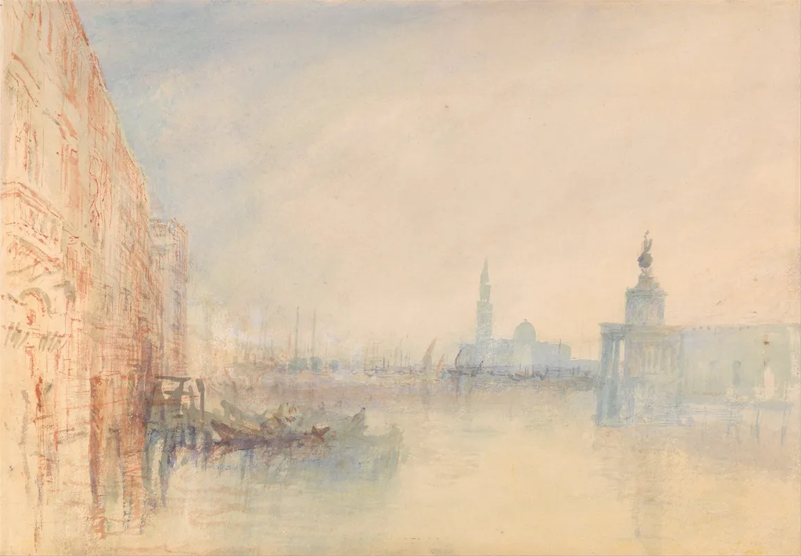 Venice The Mouth Of The Grand Canal Wall Art by Joseph Mallord William Turner - High-Resolution Digital Print