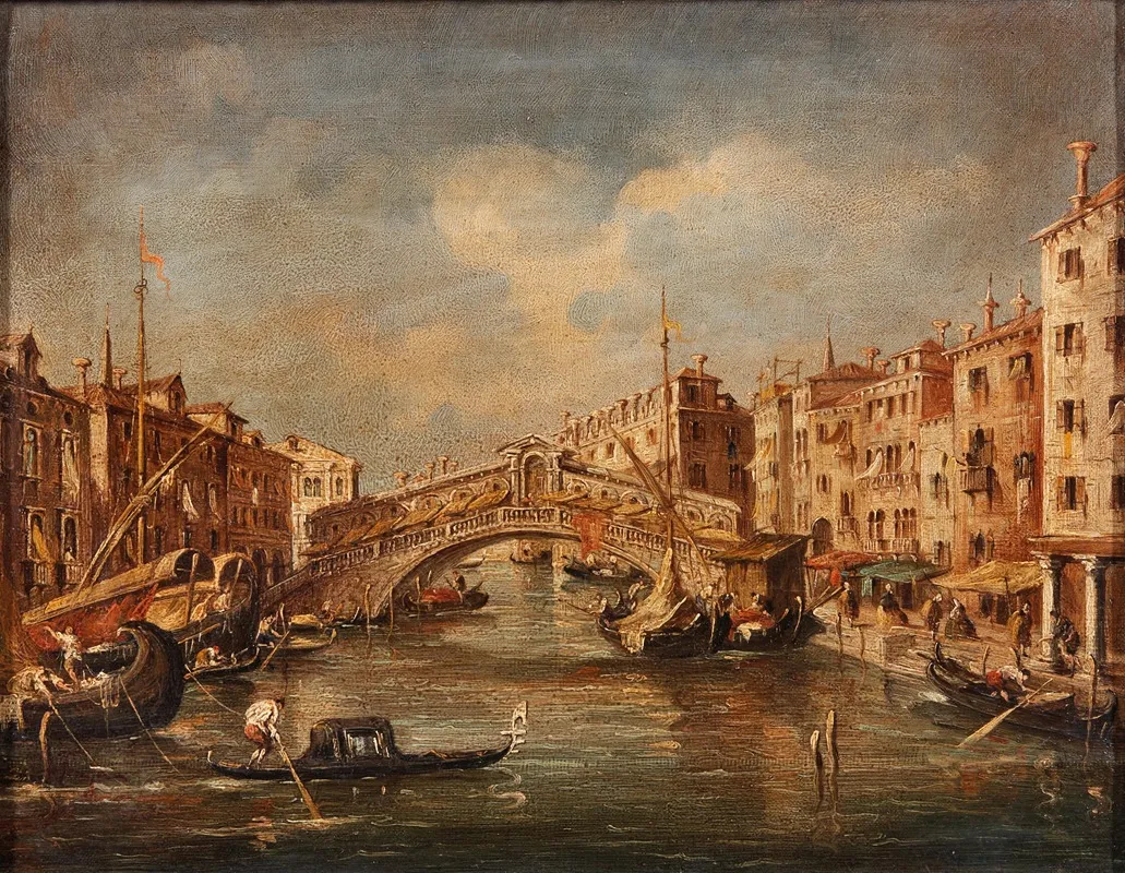 Venice The Rialto Bridge 3 Wall Art by Giuseppe Ponga - High-Resolution Digital Print