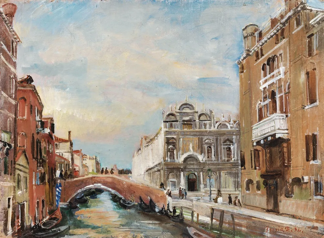 Venice The Scuola Grande Di San Marco In Rio Dei Mendicanti Wall Art by Donato Frisia - High-Resolution Digital Print