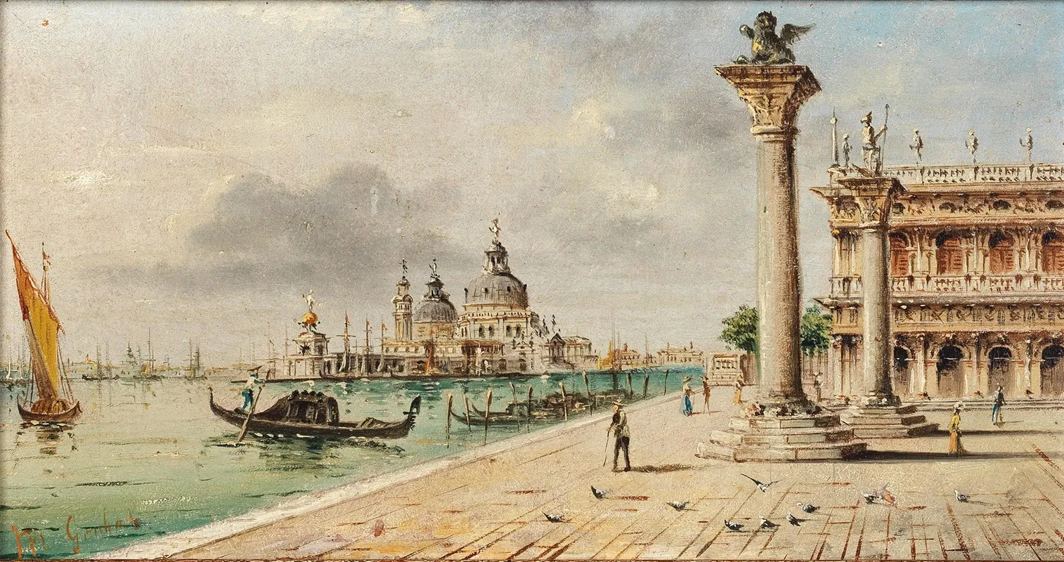 Venice View Of Santa Maria Della Salute 2 Wall Art by Marco Grubas - High-Resolution Digital Print