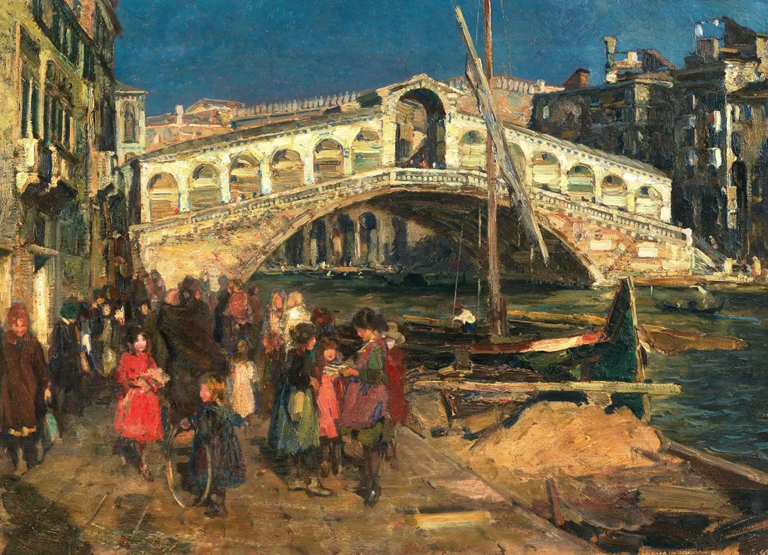 Venice View Of The Rialto Bridge 2