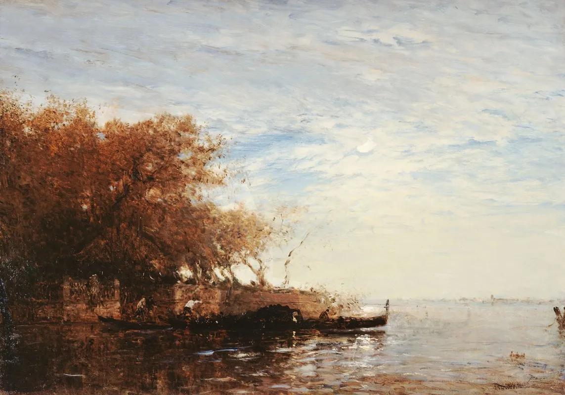 Venise Le Jardin Francais Au Clair De Lune