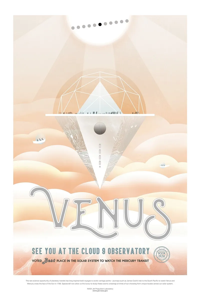 Venus 3 Wall Art by NASA - High-Resolution Digital Print