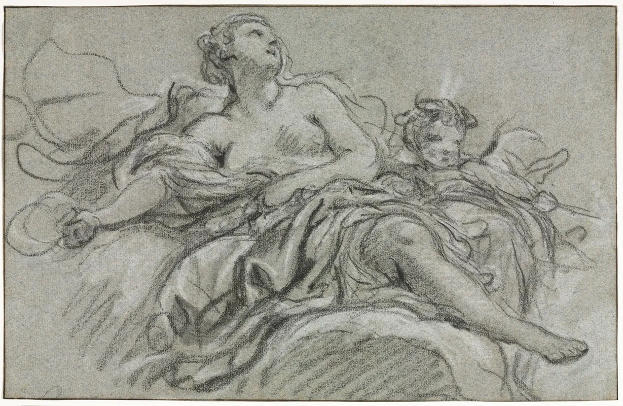 Venus And Cupid 14 Wall Art by François Boucher - High-Resolution Digital Print