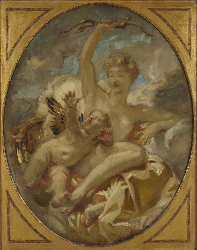 Venus And Cupid 31 Wall Art by John Singer Sargent - High-Resolution Digital Print