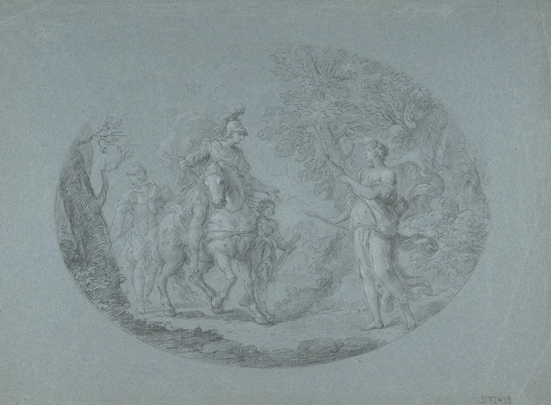 Venus Disguised As A Huntress Appears To Aeneas Aeneid I 305 Ff