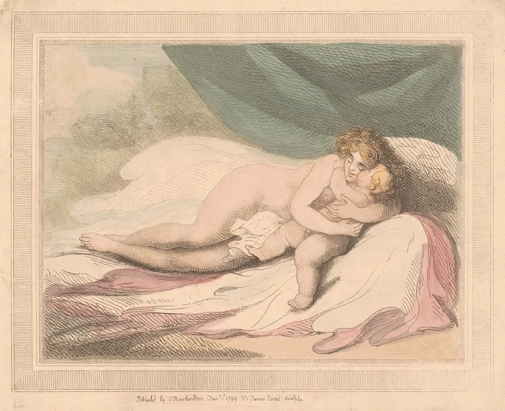 Venus Embracing Cupid