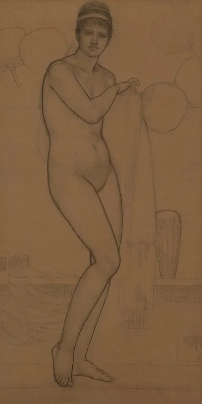 Venus Standing Nude Wall Art by James Abbott McNeill Whistler - High-Resolution Digital Print