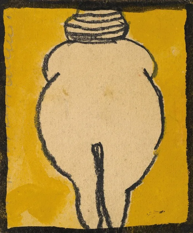 Venus Von Willendorf Wall Art by Egon Schiele - High-Resolution Digital Print
