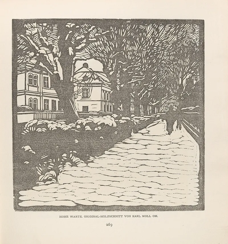 Ver Sacrum 1903 15 269 Hohe Warte Wall Art by Carl Moll - High-Resolution Digital Print