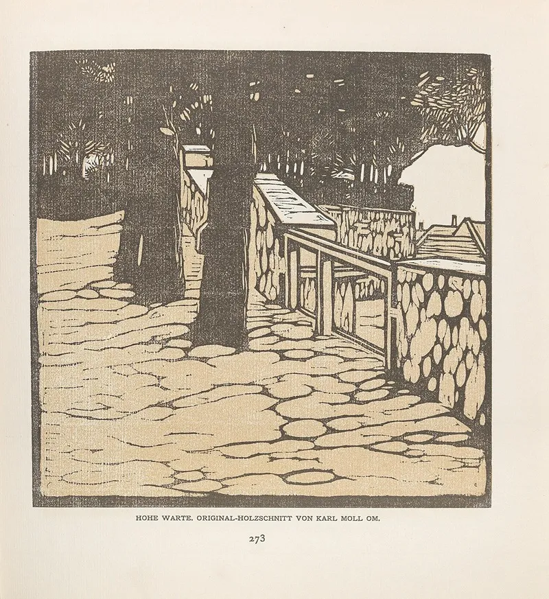 Ver Sacrum 1903 15 273 Hohe Warte Wall Art by Carl Moll - High-Resolution Digital Print