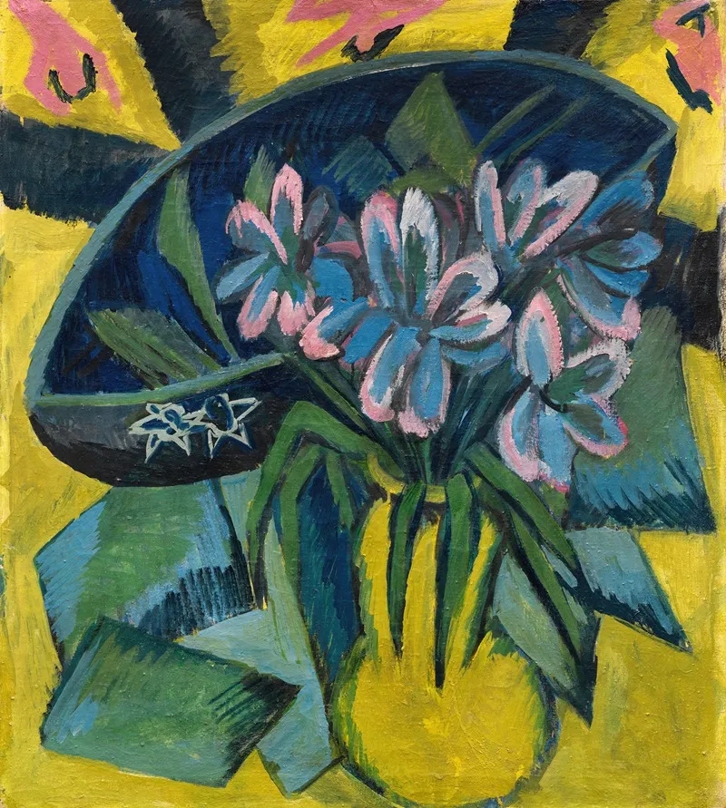 Verbluhte Tulpen Wall Art by Ernst Ludwig Kirchner - High-Resolution Digital Print
