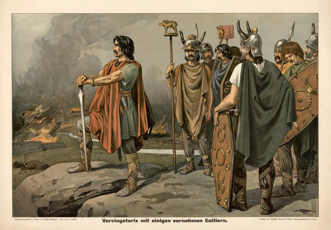 Vercingetorix With Some Distinguished Gauls