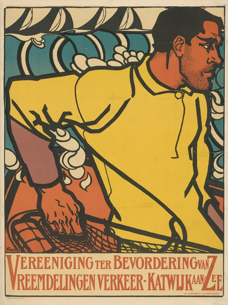 Vereeniging Ter Bevordering Van Vreemdelingenverkeer Katwijk Aan Zee Wall Art by Jan Toorop - High-Resolution Digital Print
