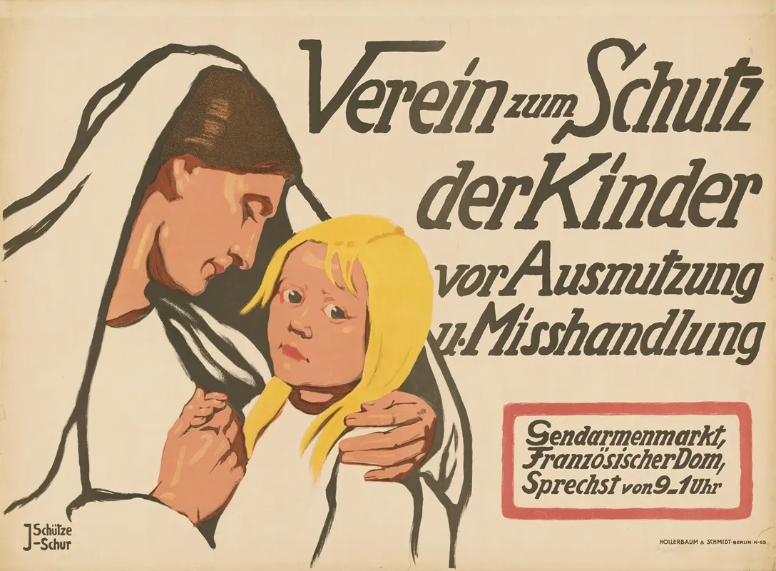 Verein Zum Schutz Der Kinder Vor Ausnutzung Und Misshandlung Wall Art by Ilse Schütze-Schur - High-Resolution Digital Print