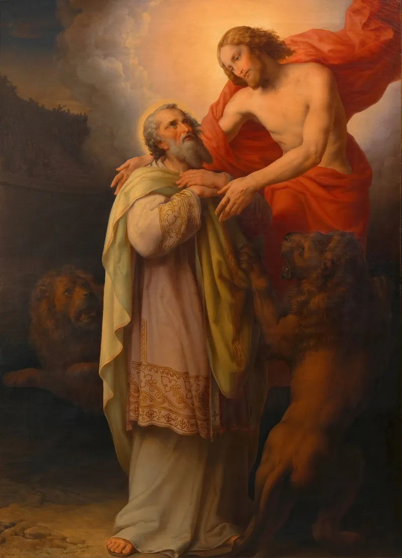 Verklarung Des Hl Ignatius Bischof Von Antiochien Wall Art by Leopold Kupelwieser - High-Resolution Digital Print