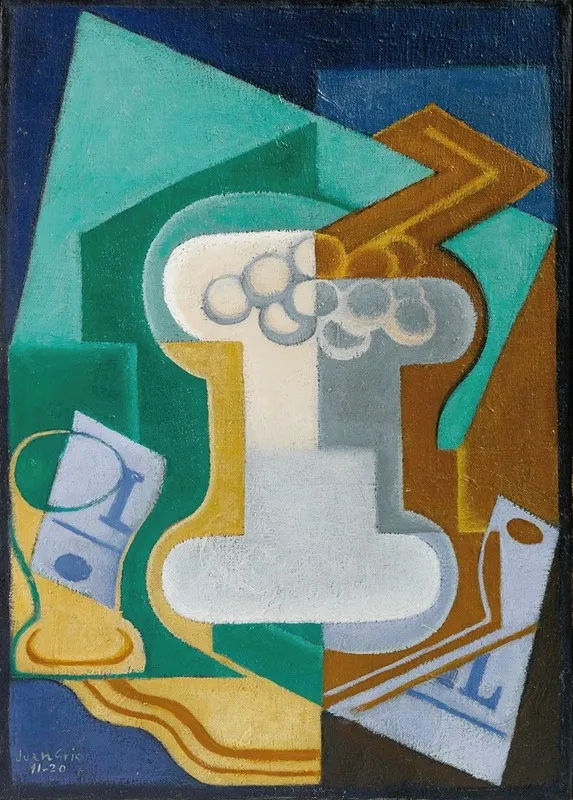 Verre Et Fruits Wall Art by Juan Gris - High-Resolution Digital Print