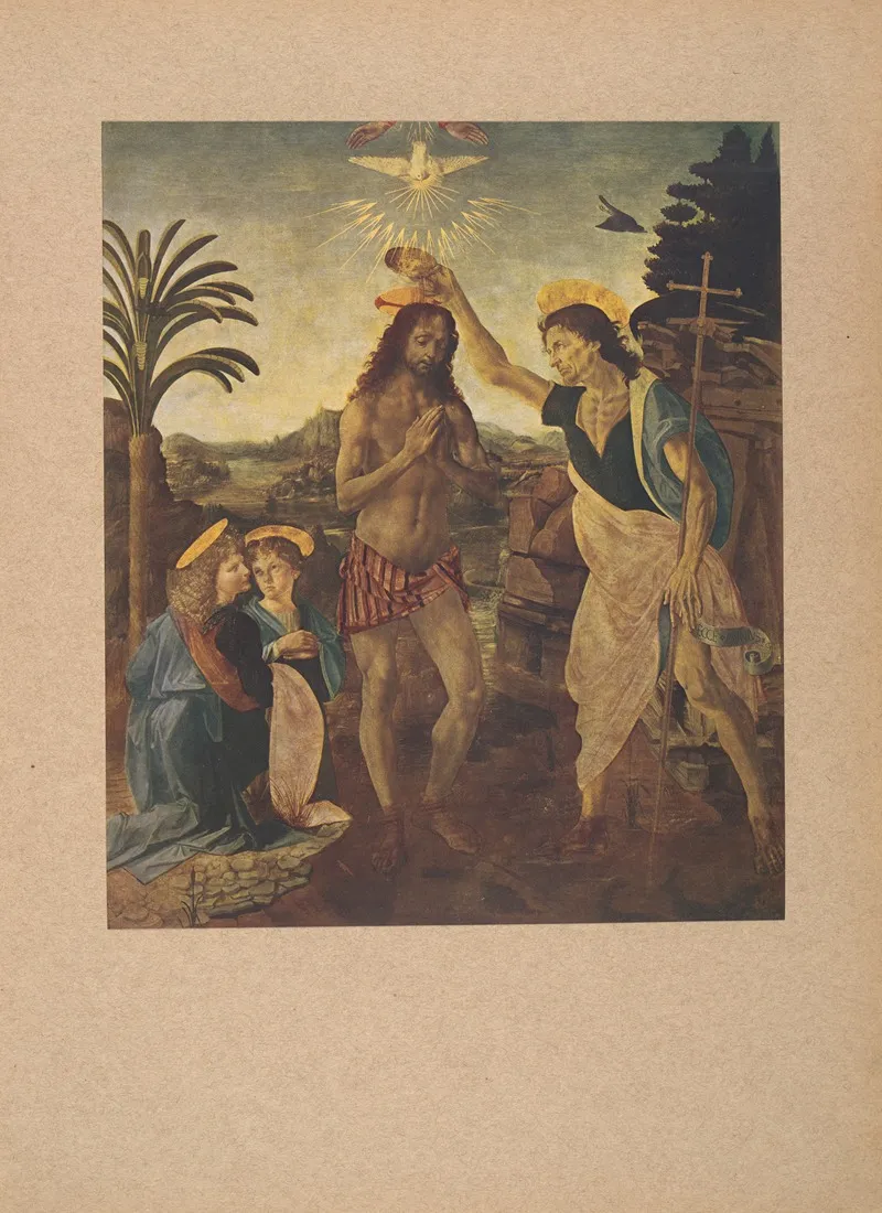 Verrocchio‎ ‎battesimo‎ ‎di‎ ‎gesu