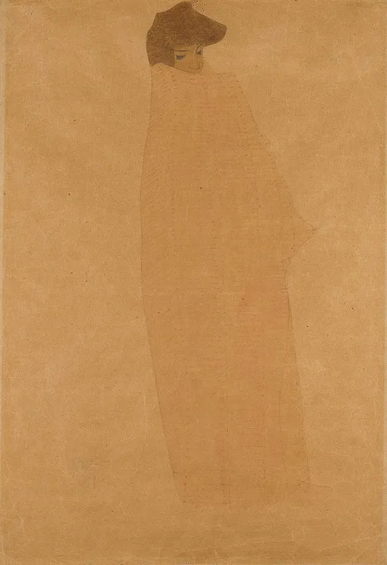 Verschleiertes Jahr Veiled Year 2 Wall Art by Egon Schiele - High-Resolution Digital Print