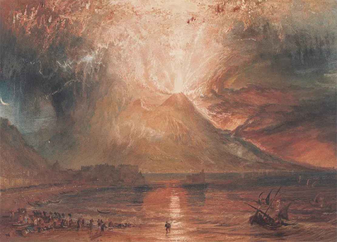Vesuvius In Eruption Wall Art by Joseph Mallord William Turner - High-Resolution Digital Print