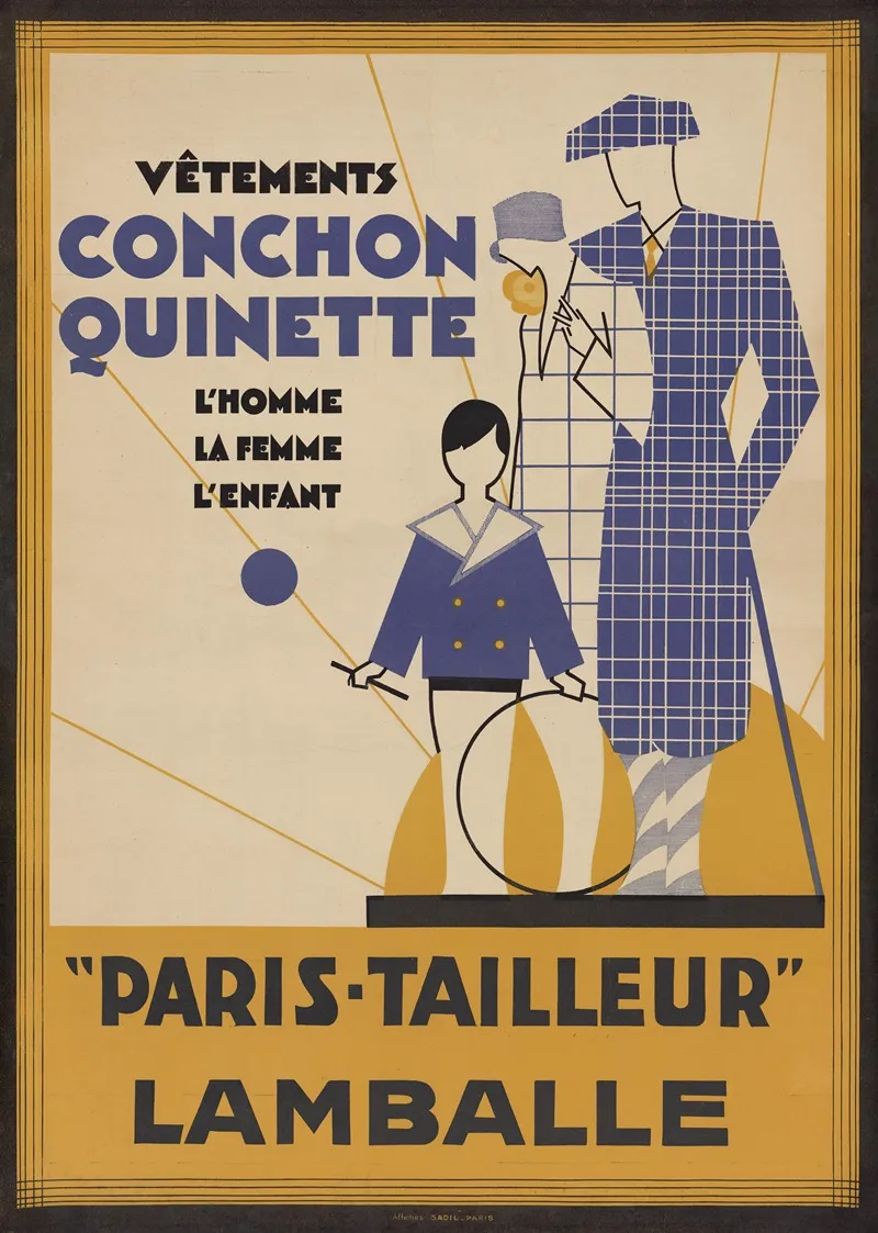 Vetements Conchon Quinette Wall Art by Boris Bilinsky - High-Resolution Digital Print