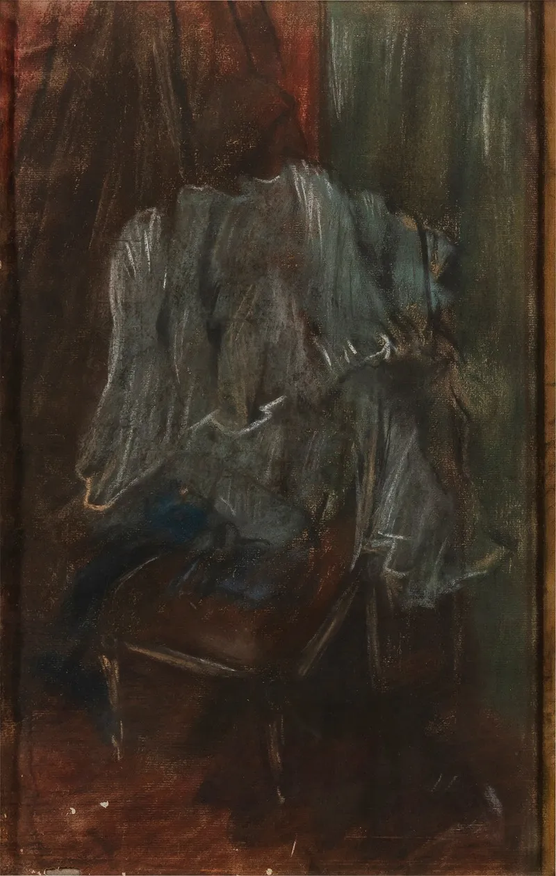 Vetements Sur Une Chaise Wall Art by Edgar Degas - High-Resolution Digital Print