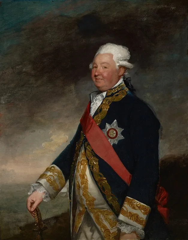 Vice Admiral Edward Hughes 2 Wall Art by Gilbert Stuart - High-Resolution Digital Print