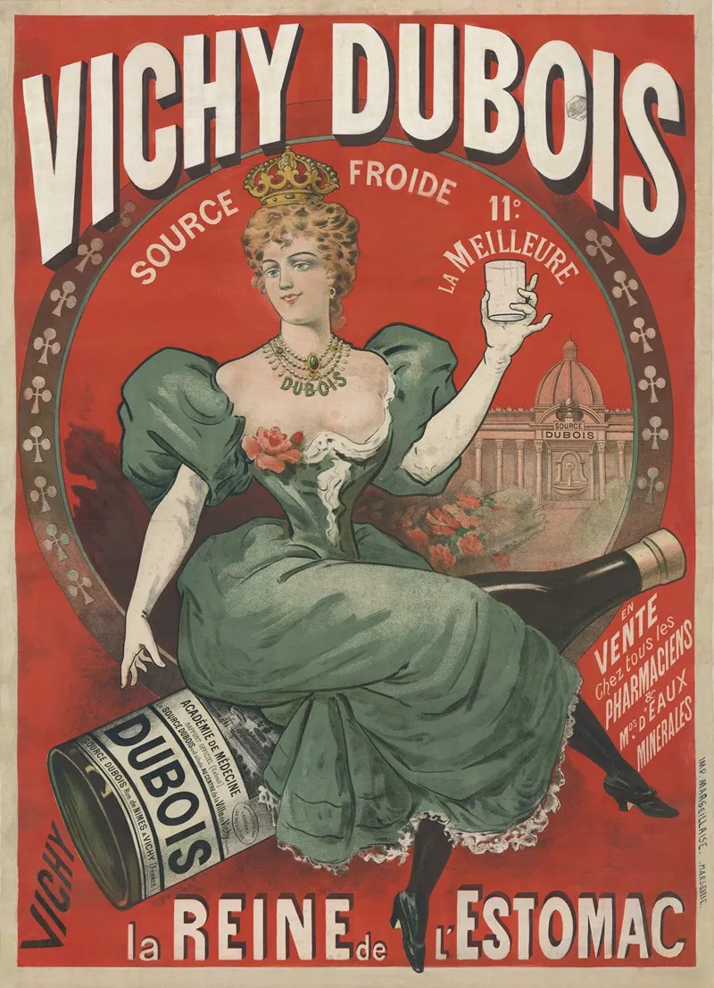 Vichy Dubois Wall Art by Imp. Marseillaise. - High-Resolution Digital Print