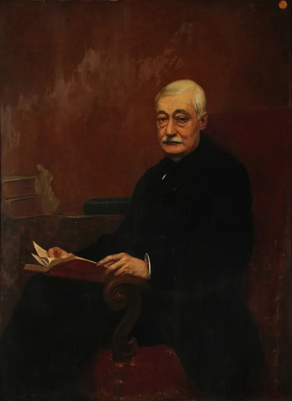 Victor Diancourt Maire De Reims 1898 Wall Art by Henri Thiérot - High-Resolution Digital Print