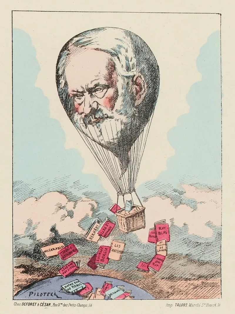 Victor Hugo 13 Wall Art by Georges Pilotelle - High-Resolution Digital Print