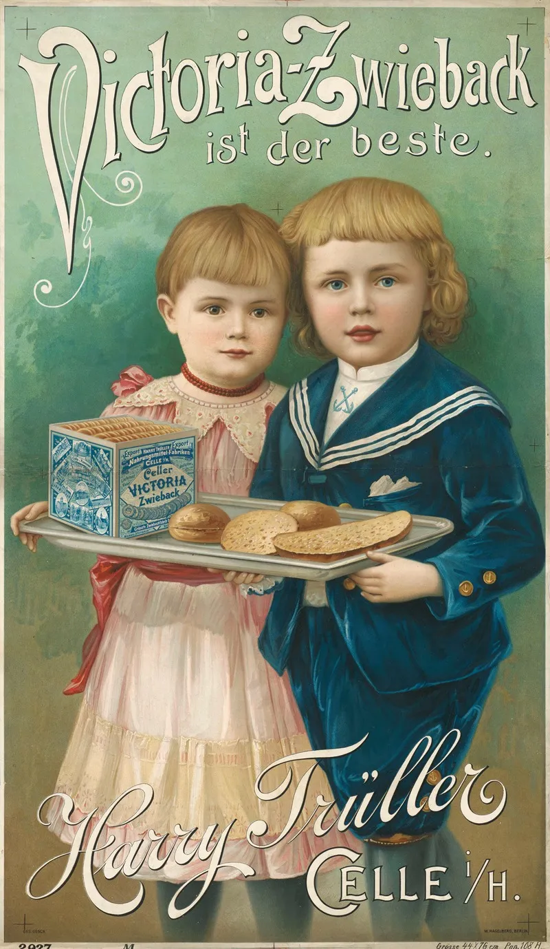 Victoria Zwieback Ist Der Beste Harry Truller Wall Art by W. Hagelberg AG - High-Resolution Digital Print