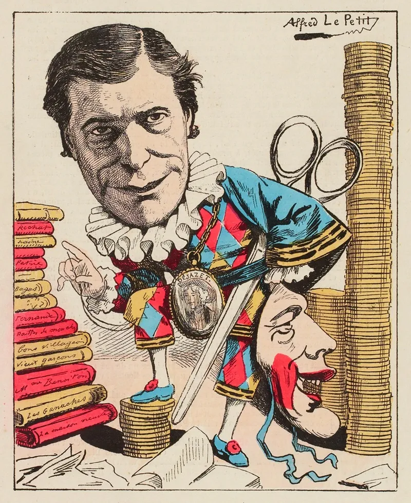 Victorien Sardou 2 Wall Art by Zut (Alfred Le Petit) - High-Resolution Digital Print